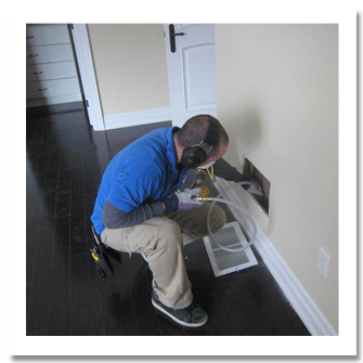 cleaning the air ducts